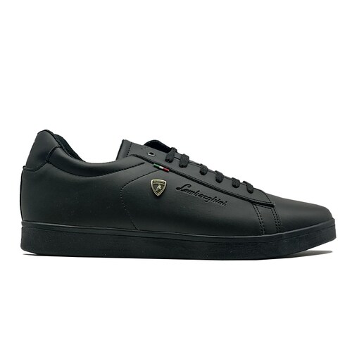Tenis Lamborghini 1222 Negro Hombre Casual Originales Unisex 