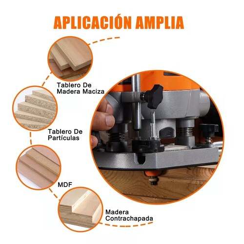Juego Brocas Router Taladro 1/4 15 Pz