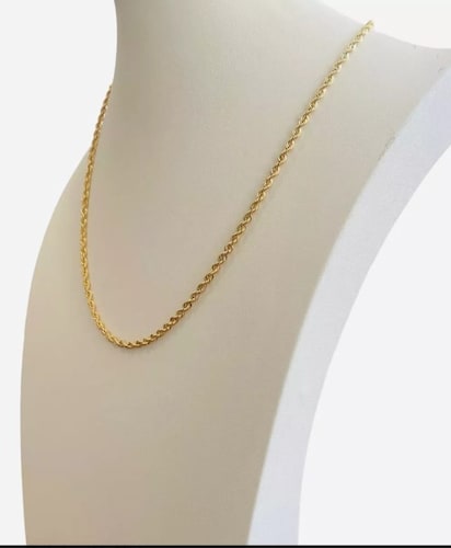 Cadena Torzal 60 cm X 5 mm Oro 14k + Obsequio