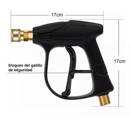 Pistola De Lavado A Alta Presión Con 5 Boquillas