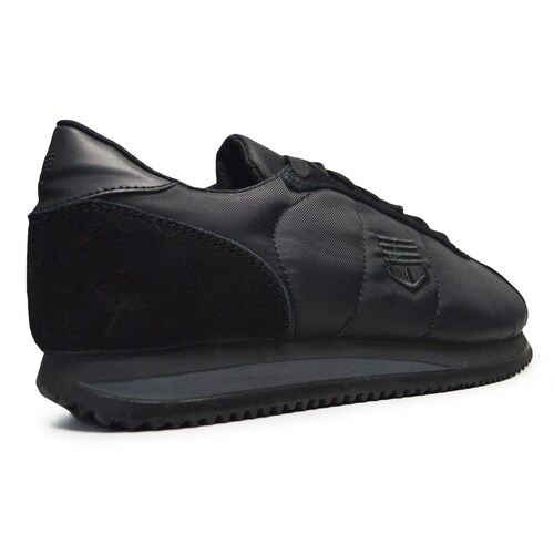 Tenis Caballero Hombre Ligero Antiderrapante Clasicos TelaBic Negro
