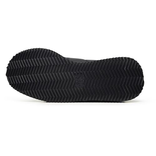 Tenis Caballero Hombre Ligero Antiderrapante Clasicos TelaBic Negro