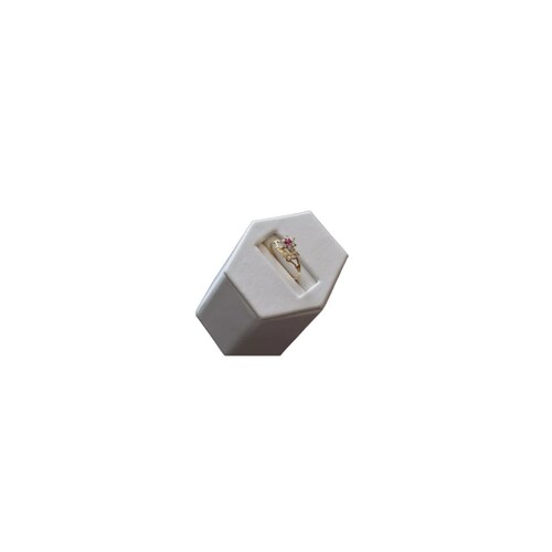 Kit Anillo Xv Años + Aretes Rubi Oro 10K + Obsequio
