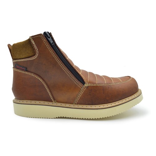 Botas de Trabajo para Hombre Ganadero Soldador Uso Rudo Sin Casco Sanders Cobre