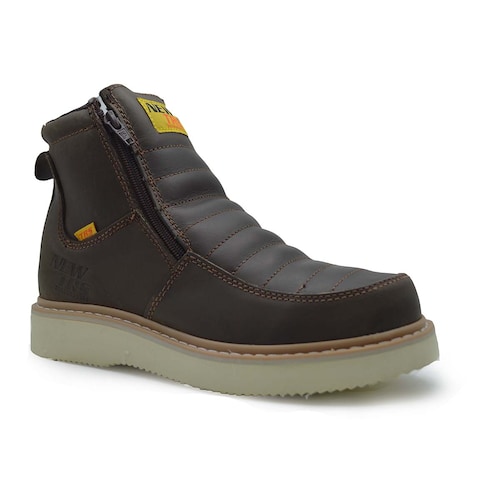 Botas de Trabajo para Hombre Ganadero Soldador Uso Rudo Sin Casco New Trs 3800 Café
