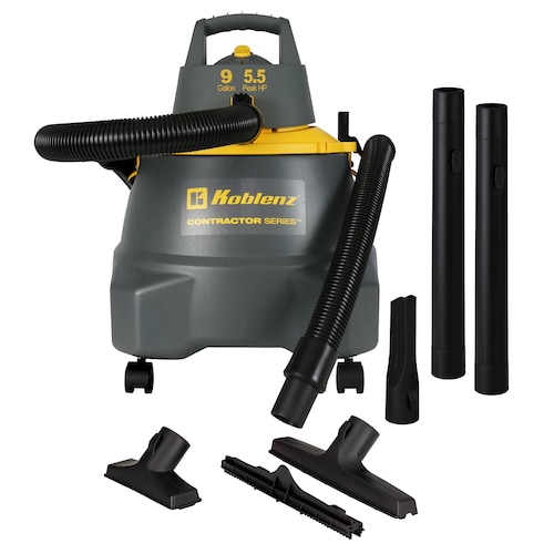 Aspiradora de uso Rudo Koblenz WD-9 C212 9 Gal. para Taller Gris.