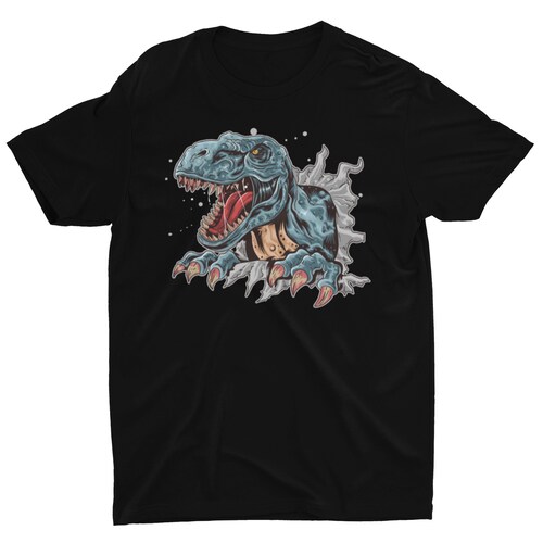 Playera Caballero y Dama Tiranosaurio Rex Dino Dinosaurios 