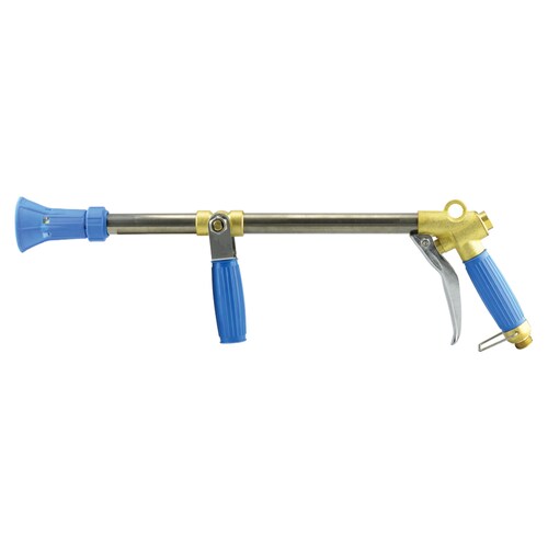 Pistola Corta Para Aspersor Punta Cono Sprayer Longitud 205 mm Mango de plástico Para uso de parihuelas Diseño ergonómico y ligero Eficaz y versátil