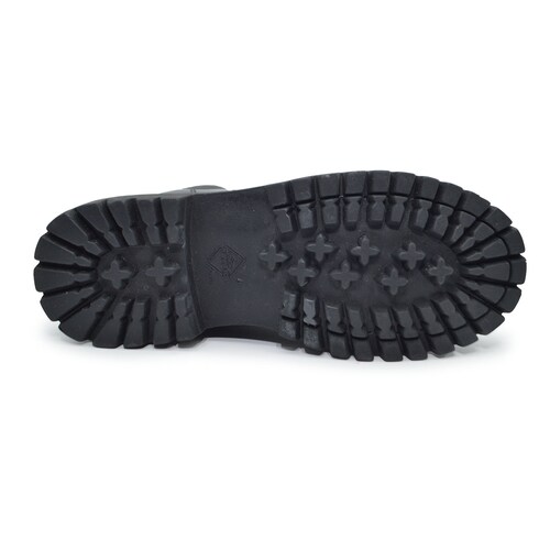 Botas de Trabajo para Hombre Piel Uso Rudo Construccion Sin Casco PMA136 Negro