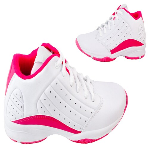 Tenis Bota Escolar Niña Arco Ortopedico Básquet 587-BF .