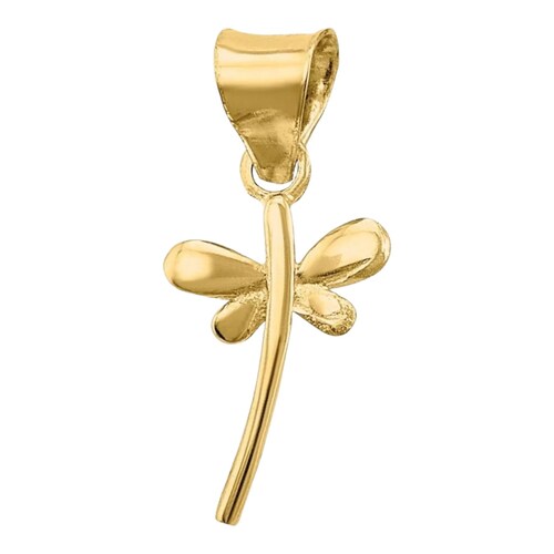 Kit Cadena + Dije Mini Libélula Oro 10K + Obsequio