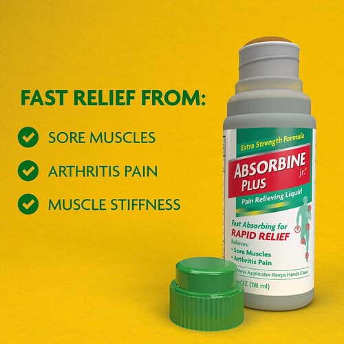 Absorbine Jr extra fuerte para aliviar dolor de articulaciones artritis dolor muscular