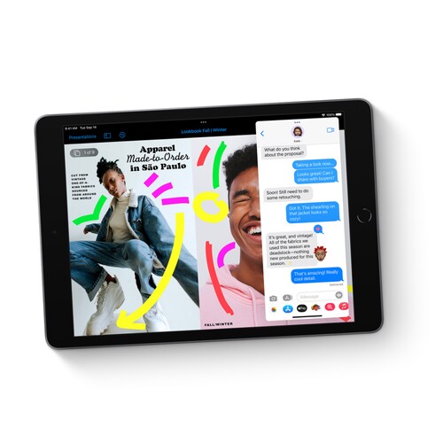 Tableta Apple iPad (9th Generation) A2602 (10.2") - 64GB Apple A13 Bionic SoC IPS MK2K3LZ/A - Gris Espacial