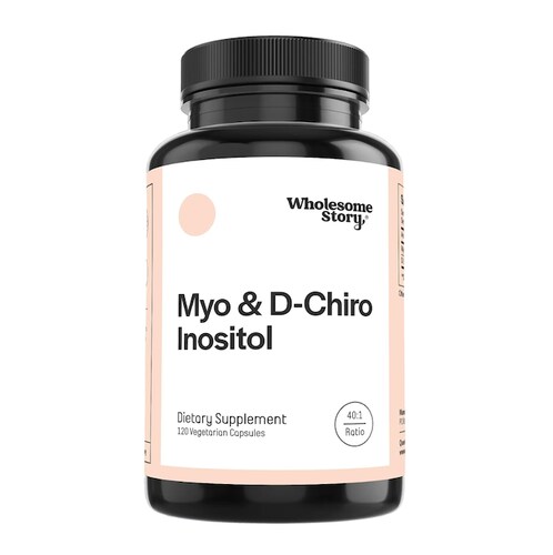 Suplemento en cápsulas Wholesome Story Myo & D-Chiro Inositol mioinositol 120 caps