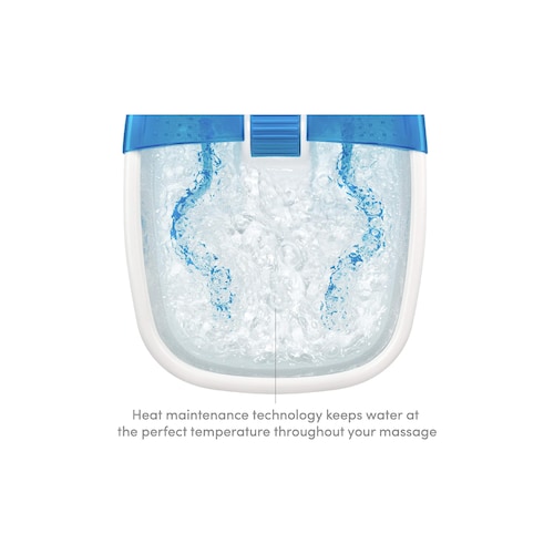 Homedics FB-50 Tina SPA de Pies Bubble Bliss, Color Azul.