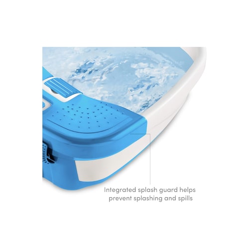 Homedics FB-50 Tina SPA de Pies Bubble Bliss, Color Azul.