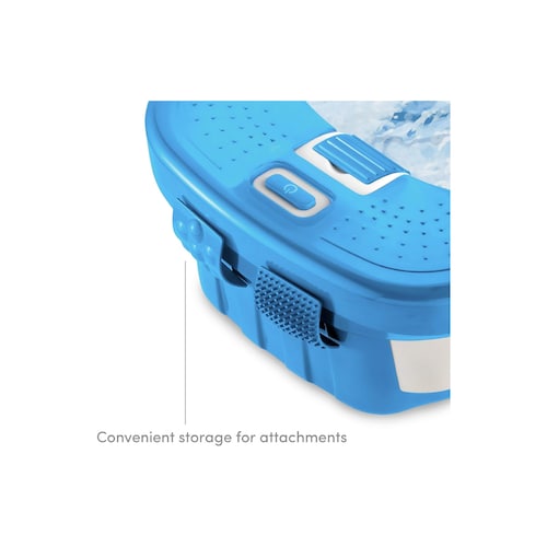 Homedics FB-50 Tina SPA de Pies Bubble Bliss, Color Azul.