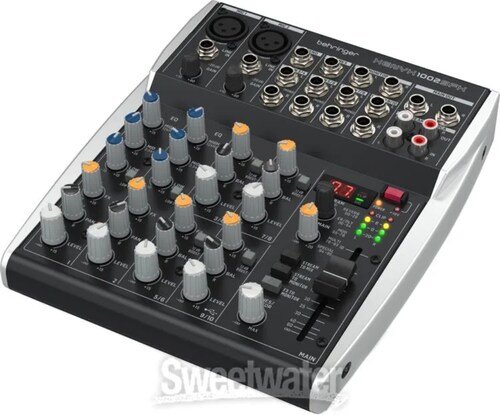 Behringer XENYX 1002SFX Mezcladora de 10 Canales con Efectos