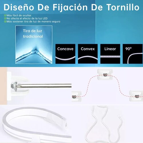 Tira De Luz De Manguera Led Flexible De Neón 10m Con Control Blue