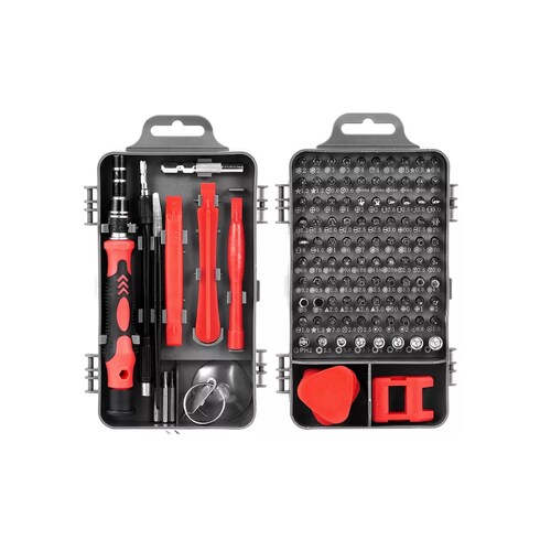 Juego De Destornilladores De Acero Cromo Vanadio 122 En 1