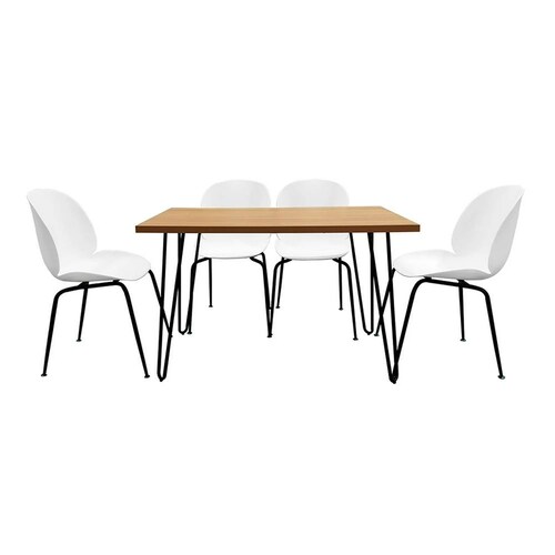 Comedor para 4 Personas Blanco.