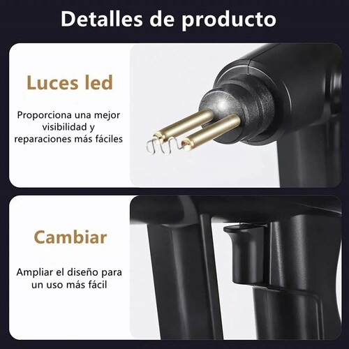 Soldadora De Plástico De 70 W Con Pinzas Y Grapas Onduladas