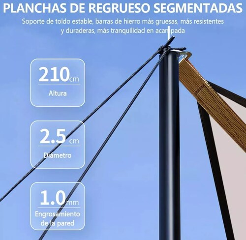 Carpa Toldo Reforzado Plegable Alta Calidad Impermeable 3x4m