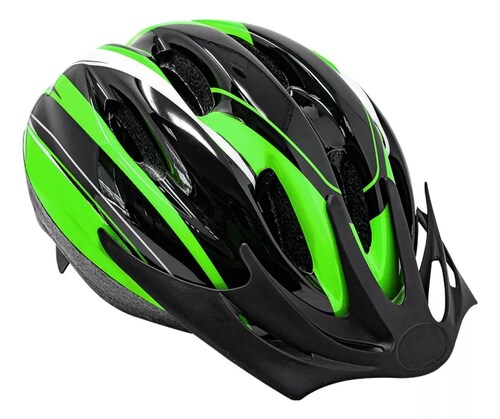 CASCO DE BICICLETA UNISEX T-54/58 + BOMBA P/BICICLETA WINDSOR VERDE ENDY2