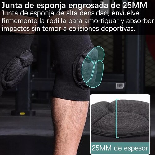 Rodilleras Para Deportes, Básquetbol Y Vóleibol, 1 Par L