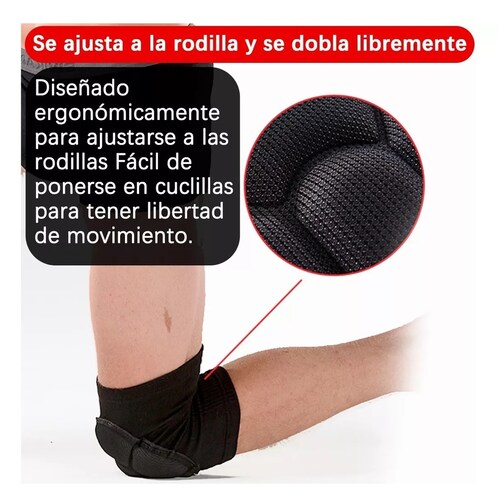 Rodilleras Para Deportes, Básquetbol Y Vóleibol, 1 Par L