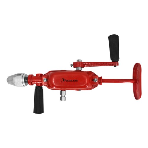 Taladro De Mano Capacidad 13 mm Dos Velocidades Karlen Perforación manual altamente eficiente y versátil Este taladro de mano es ideal para trabajos de bricolaje en el hogar