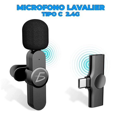 Microfono de solapa inalambrico