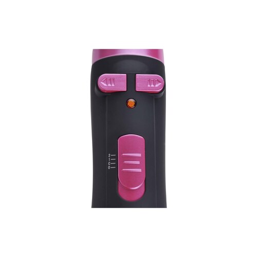 Cepillo de aire Rotatorio de 360, Timco AJ 300-R, Generador de Iones, Rosa con negro
