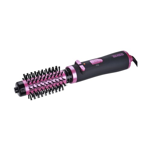 Cepillo de aire Rotatorio de 360, Timco AJ 300-R, Generador de Iones, Rosa con negro