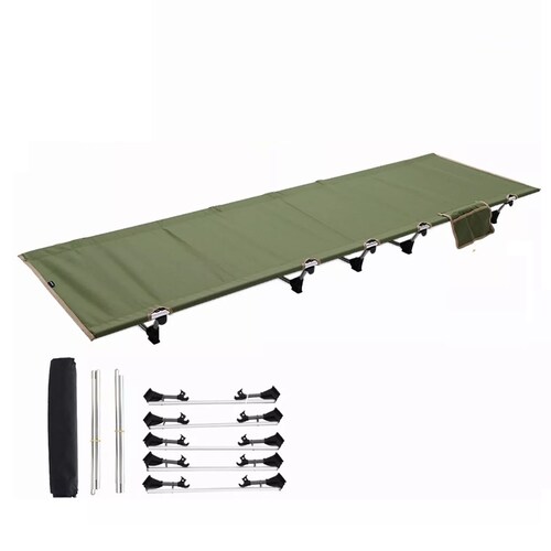 Catre Plegable Acampar Campismo 187 X 60 X 13.5 Cm Verde