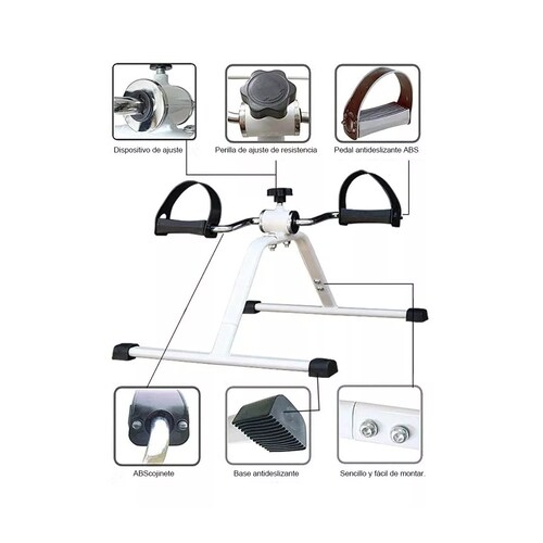 Máquina Ejercicio Fitness Pedal Plegable Paso Portátil
