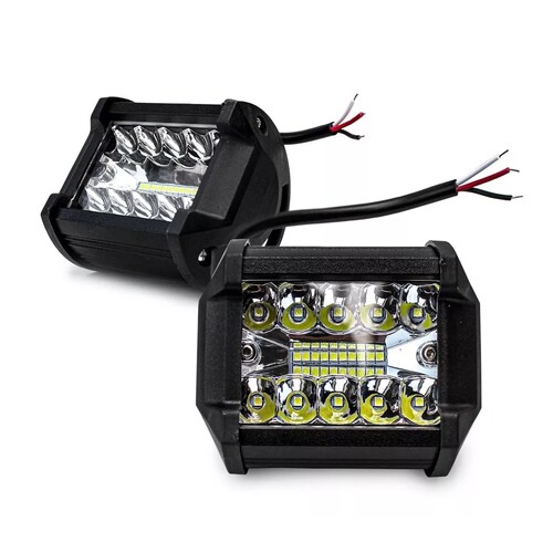 Par Faros 20 Led Dually Auxiliar Con Estrobo