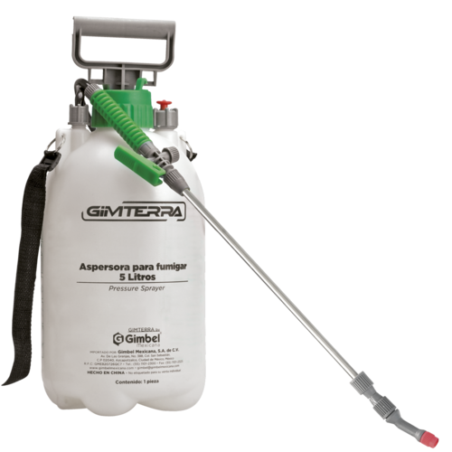 Aspersora para fumigar 8 Litros De plástico Sello de Goma Lanza resistente a la corrosión de 430 mm de largo Aspersión Ajustable