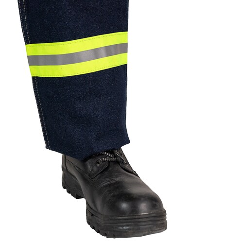 Pantalón De Hombre Con Reflejante Mezclilla Gruesa Vaquero American Force F-14