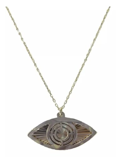 Gargantilla Ojo Turco Oro 14K. + Obsequio