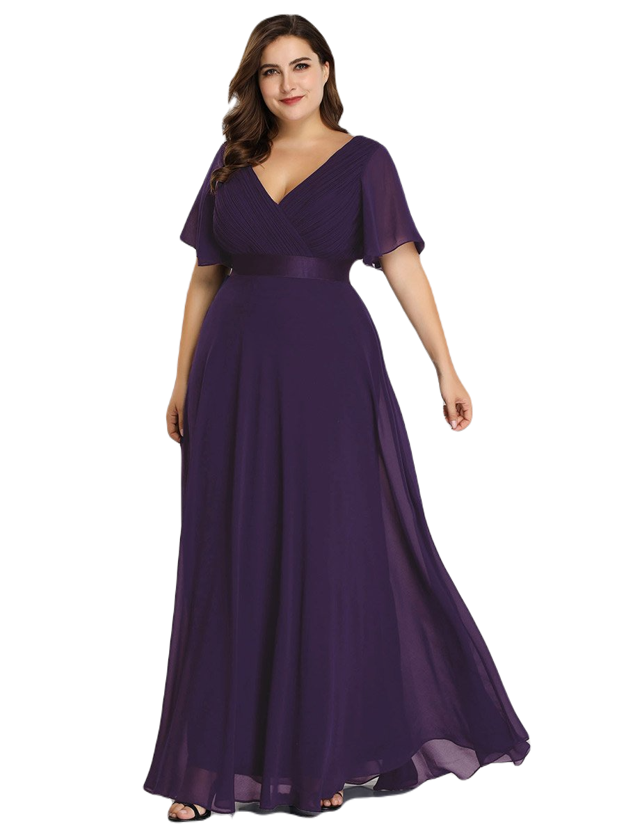 Vestidos color morado discount vino