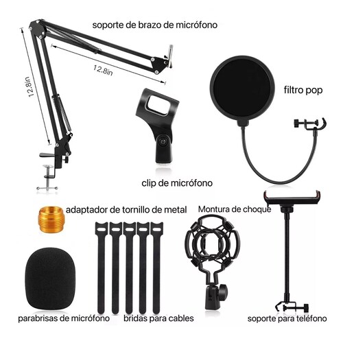 Soporte De Brazo Para Micrófono Con Brazo Ajustable