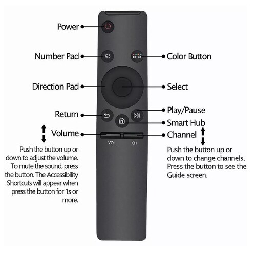 Control Compatible Con Samsung Bn59-01259b Smart Tv Uhd 4k
