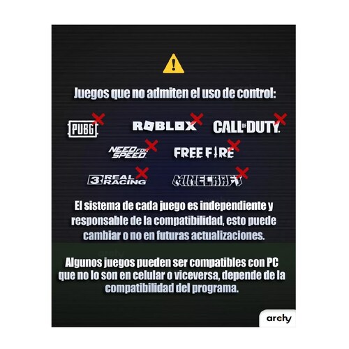 Control Gamepad Mando Bluetooth Android Pc Con Soporte