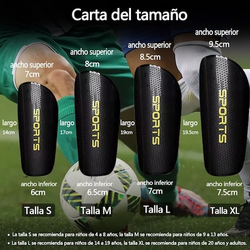 Kit Espinilleras Con Porta Espinilleras Pare Niños Y Adultos M
