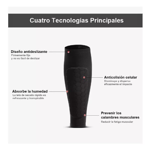 Espinilleras Deportivas Fútbol Panel De Abeja Unisex 1 Par M Negro