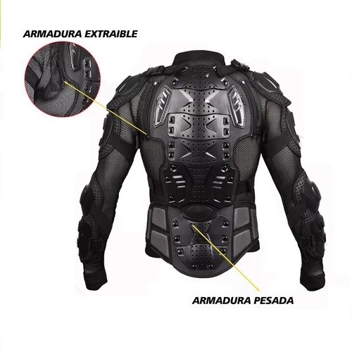 Protector Esqueleto Chamarra De Armadura Para Motociclistas S