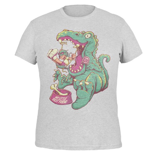 Playera Caballero y Dama Dinosaurio My little best friend Dinosaurios