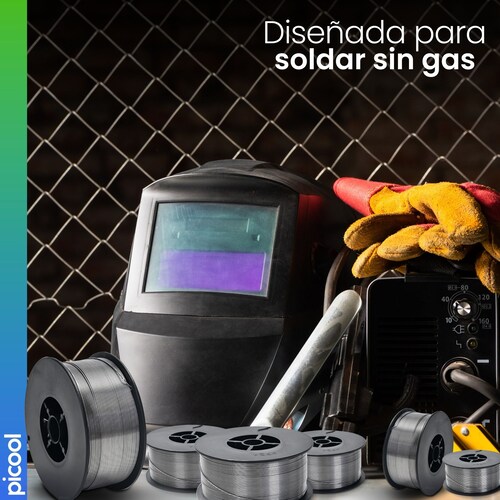 Rollo De Microalambre Picool Flux Core De Soldadura De 1 Kg .8 Mm Sin Gas