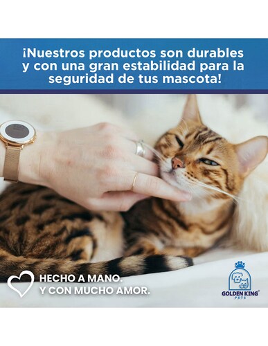 Cama Rascador para Gatos 100% Sisal Natural Incluye Catnip mini CLARO